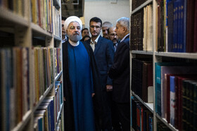 اهدای ۲۵ هزار نسخه کتاب توسط حسن روحانی به کتابخانه ملی