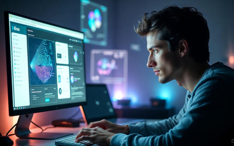 تجربه کاربری و رابط کاربری در Krea AI